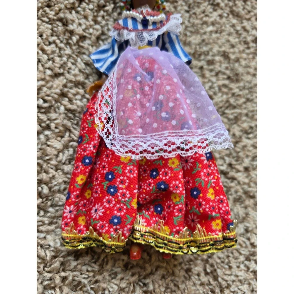 Vintage Rexard Miss St Maarten‎ West Indies Collectors Costume Doll Souvenir Box